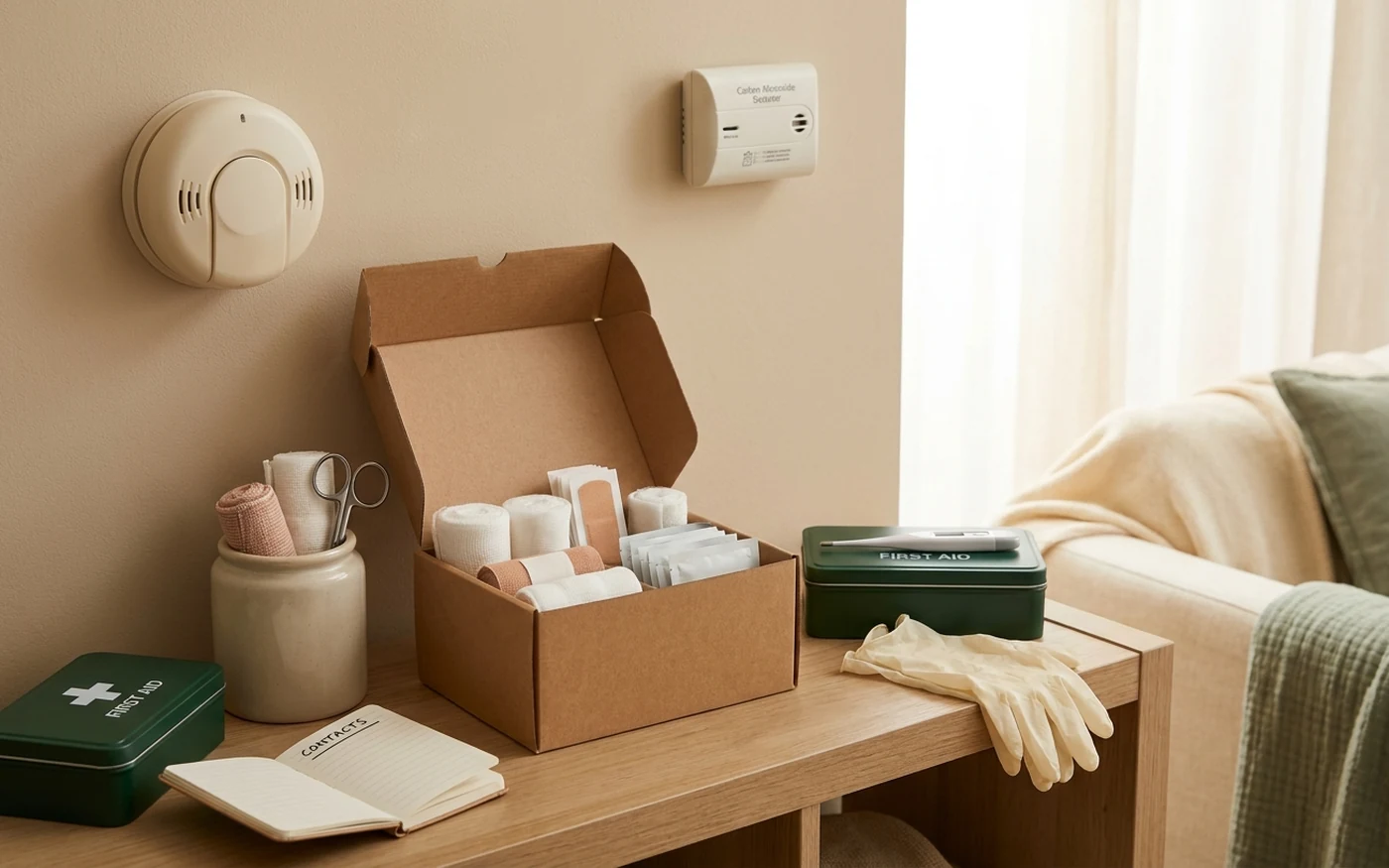 Bandage/gauze/antiseptic refill pack category visual