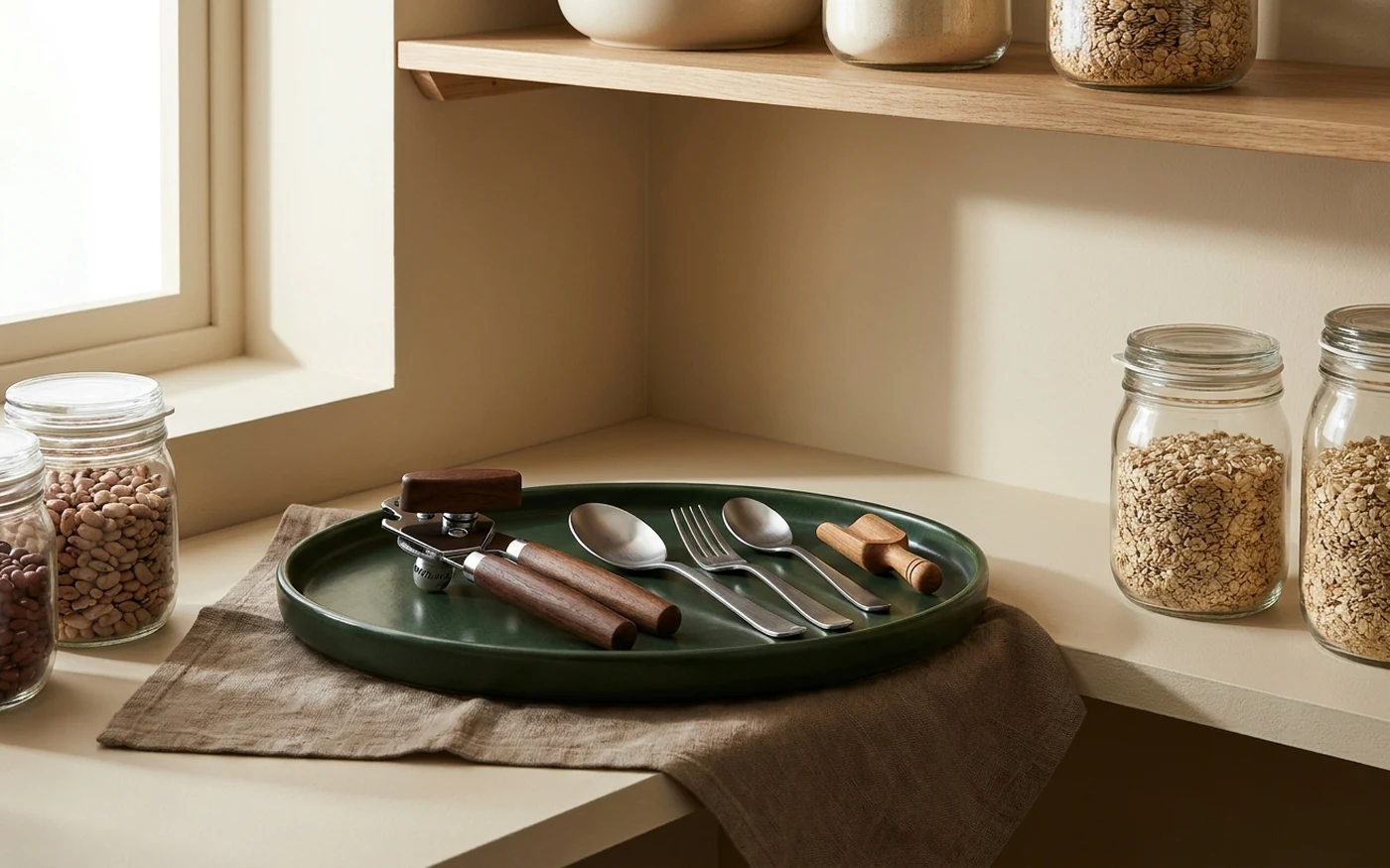 Manual can opener + utensils kit category visual