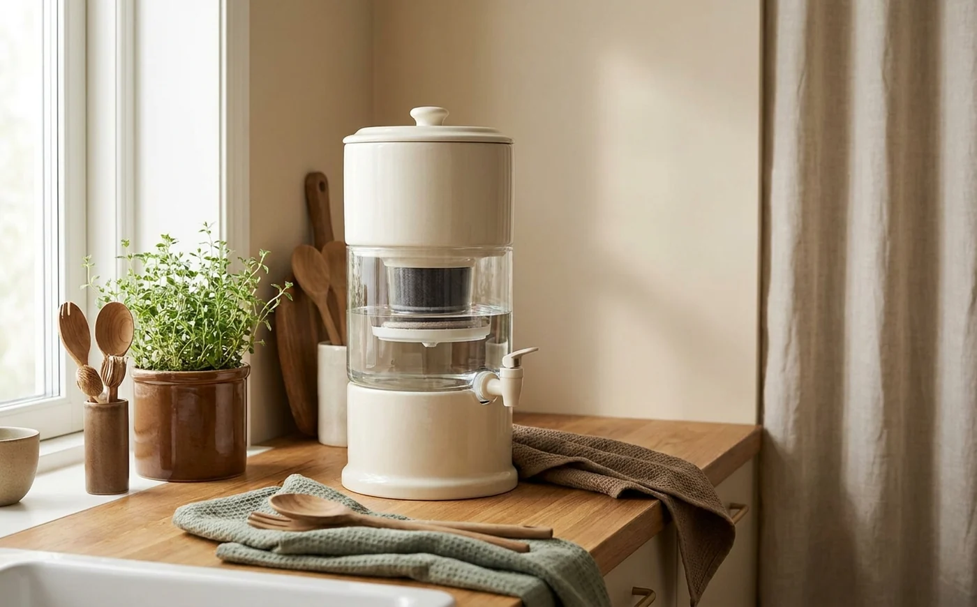 Countertop gravity filter category visual