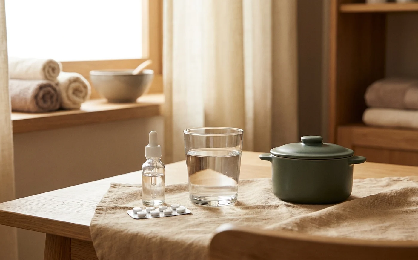 Water purification tablets category visual